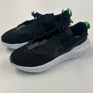 Nike Black and Green Athletic Shoes